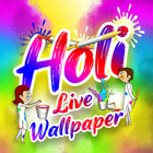 Happy Holi Live Wallpaper icône