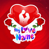 My Love Name Valentine Day LWP آئیکن