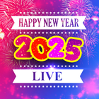 Fireworks New Year Wallpaper آئیکن