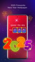 Fireworks New Year Wallpaper پوسٹر