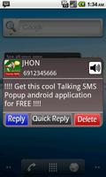 Talking SMS Popup - SMS Talker 포스터