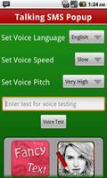 Talking SMS Popup - SMS Talker screenshot 2