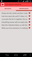 Love Quotes-Valentine ภาพหน้าจอ 3