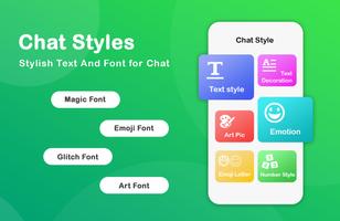 Chat Styles : Font for GB পোস্টার