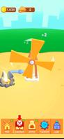 Idle Wind Mill: Tapping games captura de pantalla 2