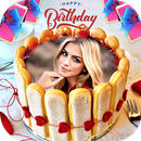 Name Photo on Birthday Cake APK