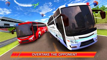 Jeu de course de bus Affiche