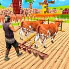 Village Bull Farming Simulator 图标