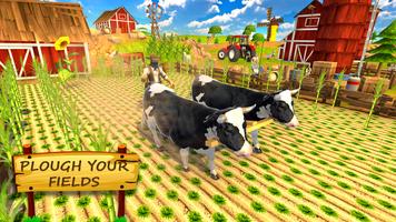 Village Bull Farming Simulator 海报