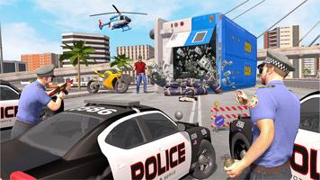 Jogo de moto de polícia Cartaz