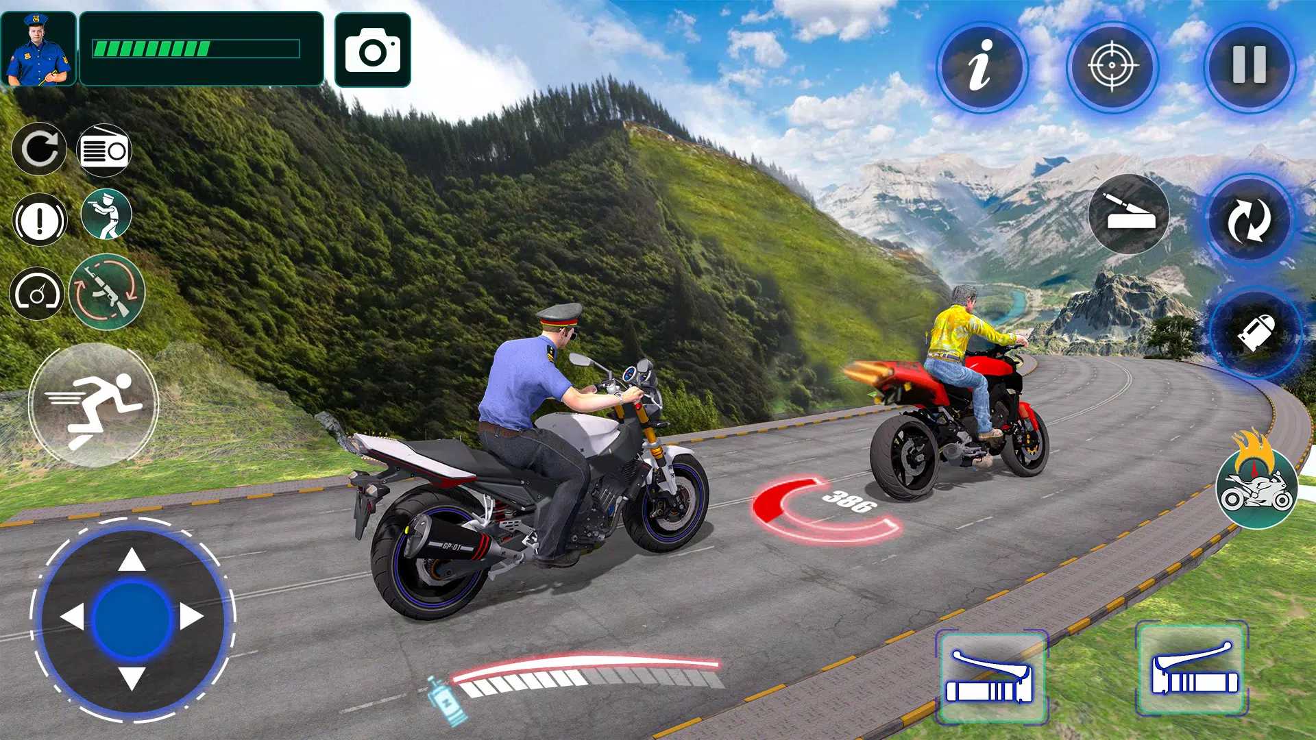 polícia moto perseguição de bicicleta - jogos - Download do APK para  Android