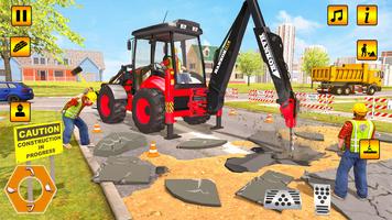 JCB Game Crane Digger Machines poster