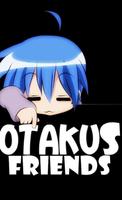 Chat Otaku Anime Fans Affiche