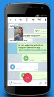 Messenger Secret - Call Free SMS Free Texting Poster