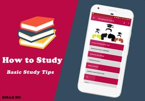 How to study Tips for Study capture d'écran 2