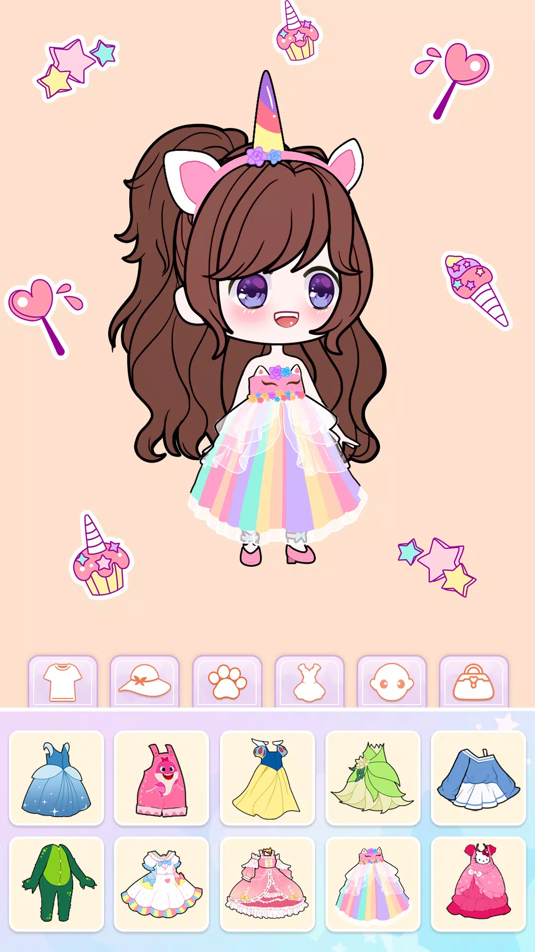 Colorir e Vestir Boneca Chibi na App Store