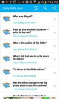 Bible Trivia- Quiz Daily Poster