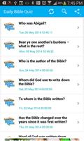 Bible Trivia- Quiz Daily plakat