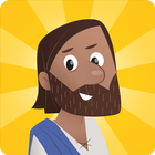 여린이 성경 앱: 어린이를 위한 애니메이션 이야기 아이콘