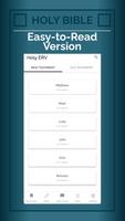 Easy-to-Read Version Bible app Affiche