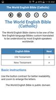 World English Bible (Catholic) Affiche