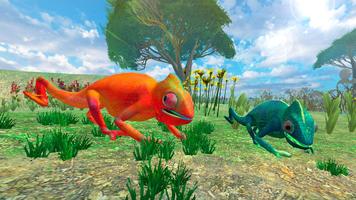 برنامه‌نما Chameleon Wild Life Sim 3D عکس از صفحه