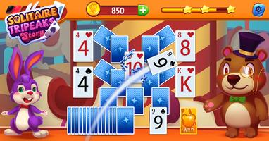 Solitaire Tripeaks Travel-card 스크린샷 2