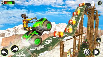 Snow ATV Quad Bike Stunts Race Plakat