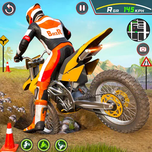 Jogo de aventura 3D de corrida de acrobacias de moto real: jogos