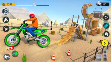 Moto Bike Stunt: Off-Road 赛车游戏 截图 3