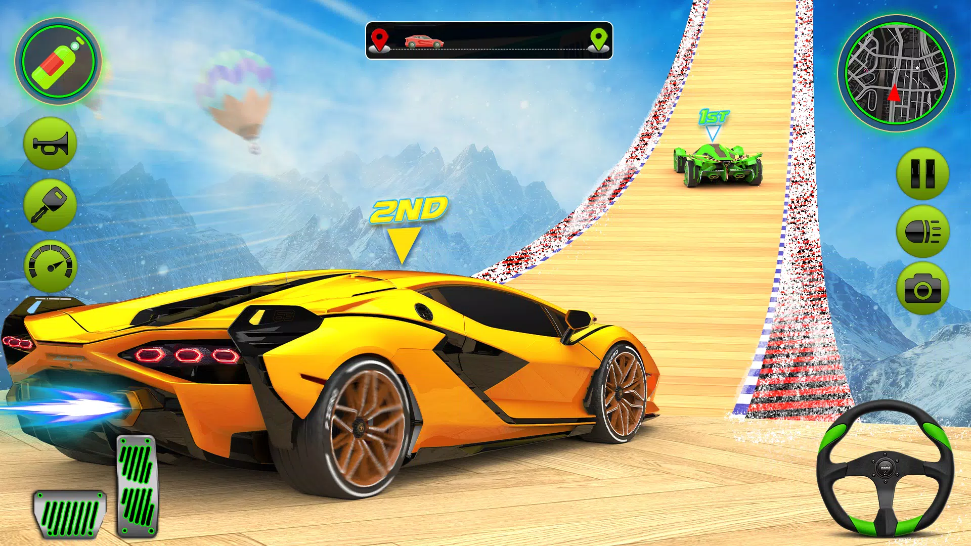 Impossible Car Stunt Racing (All Cars Unlocked) Mega Ramp Amazing