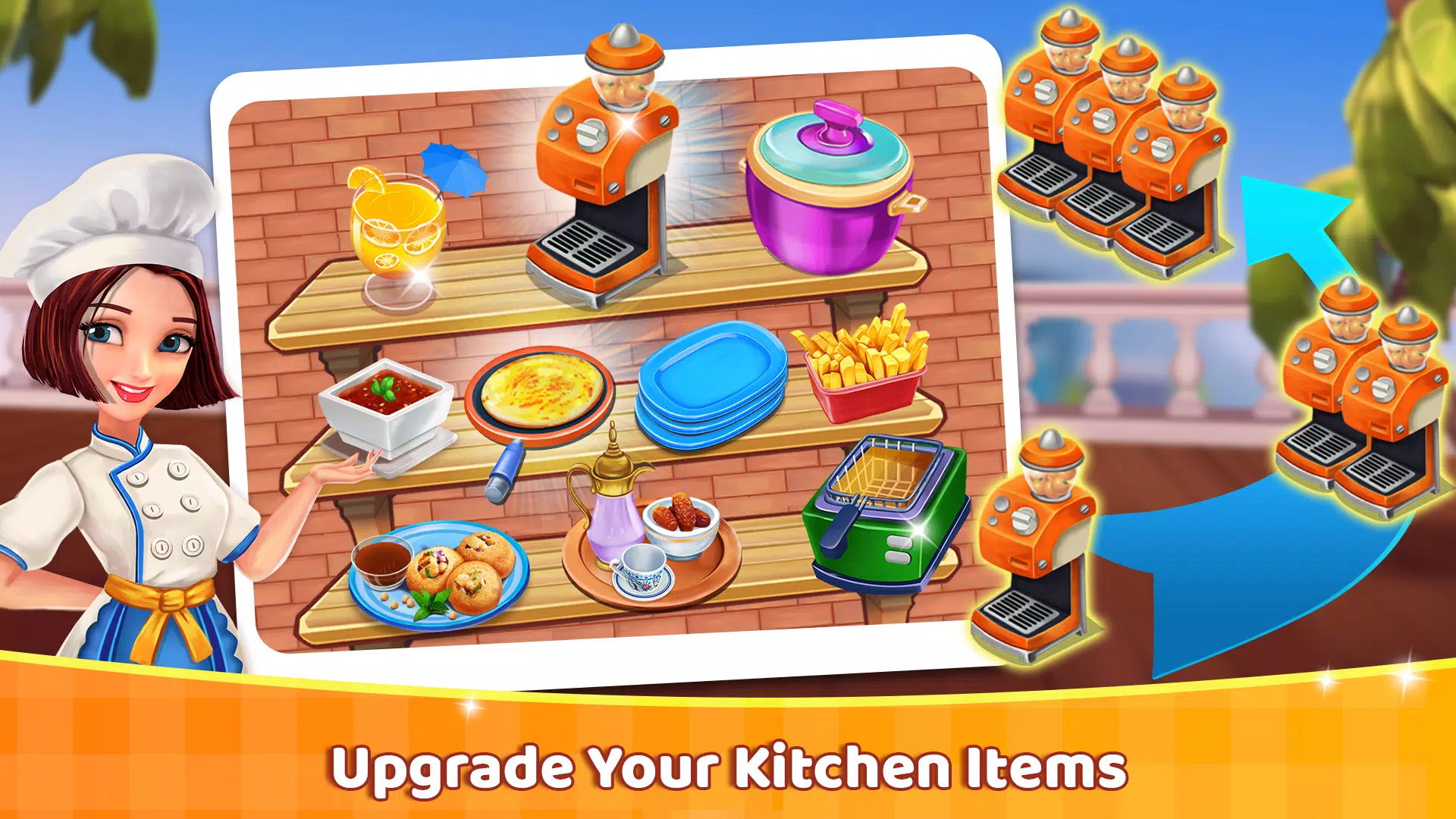 Download do APK de Mercado Do Chef-Jogo De Comida para Android