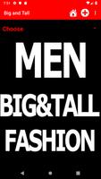 Men Big & Tall Fashion ポスター