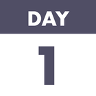 Hoeveel dagen: Datumcalculator-icoon