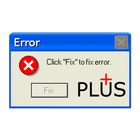 Erreurs XP icône