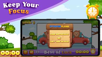Spot The Differences Kids Game ภาพหน้าจอ 1