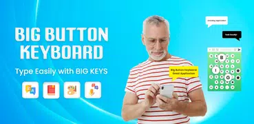 Big Buttons Typing Keyboard