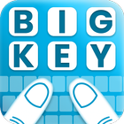 Big Buttons Typing Keyboard icône