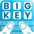 Big Buttons Typing Keyboard icon