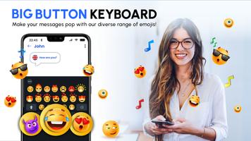 Big Buttons Typing Keyboard 截图 1
