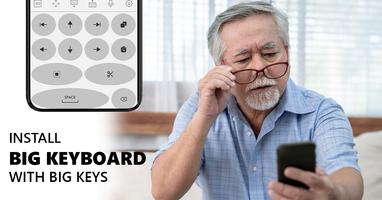 Large Keyboard - Big Button poster