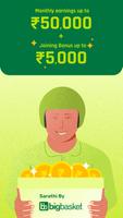 Bigbasket Delivery Partner App الملصق