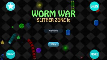 Worm War : Slither Zone io постер