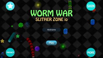 Worm War : Slither Zone io Poster