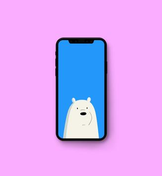 Live Wallpaper Cute Bear Parallax - Bergerak 截图 3