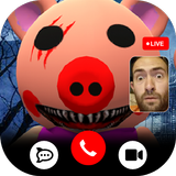Scary Piggy Video Call horror icône
