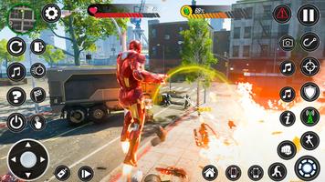 iron super hero city war fight capture d'écran 1