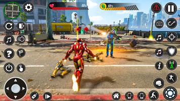 iron super hero city war fight capture d'écran 2