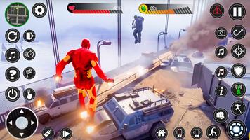 iron super hero city war fight capture d'écran 3