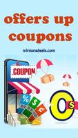 Offers up coupons & deals Affiche